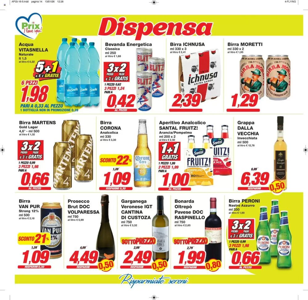 Volantino promozionale Prix Quality  valide dal 23/01/2026 - Pagina 16.