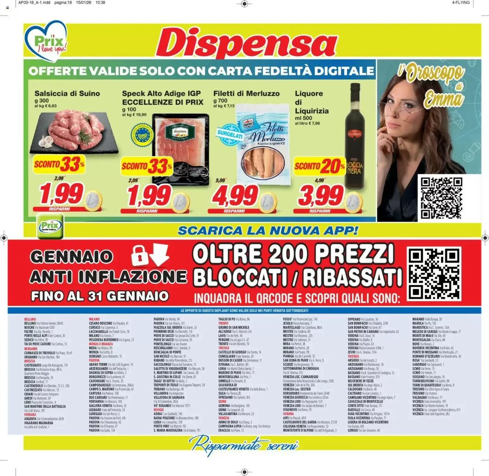 Volantino promozionale Prix Quality  valide dal 23/01/2026 - Pagina 18.