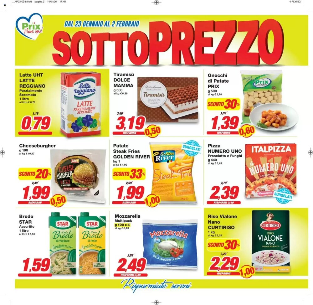 Volantino promozionale Prix Quality  valide dal 23/01/2026 - Pagina 2.