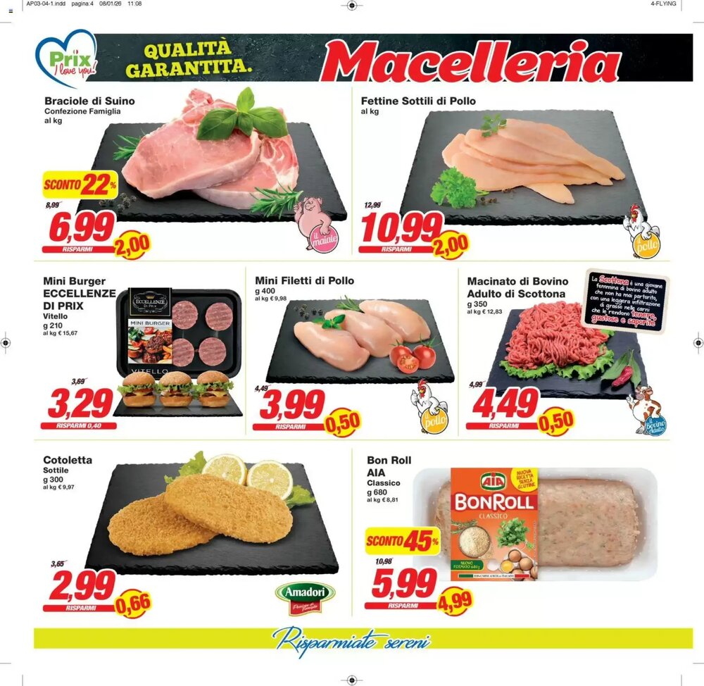 Volantino promozionale Prix Quality  valide dal 23/01/2026 - Pagina 4.