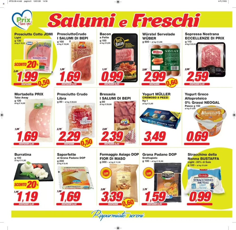 Volantino promozionale Prix Quality  valide dal 23/01/2026 - Pagina 6.