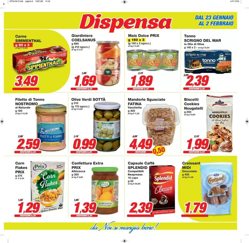 Volantino promozionale Prix Quality  valide dal 23/01/2026 - Pagina 9.