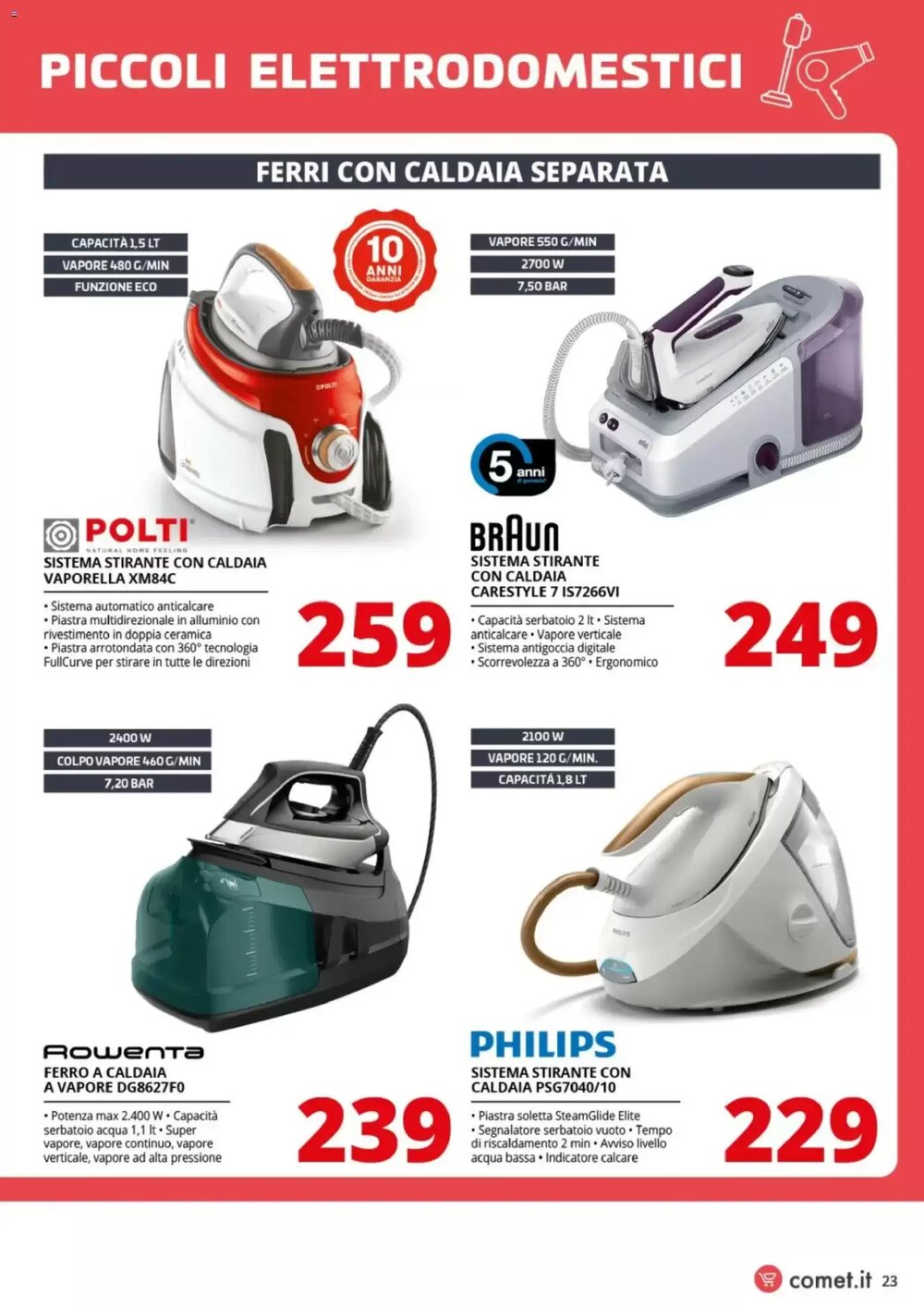 Volantino promozionale Comet  valide dal 23/01/2026 - Pagina 23.