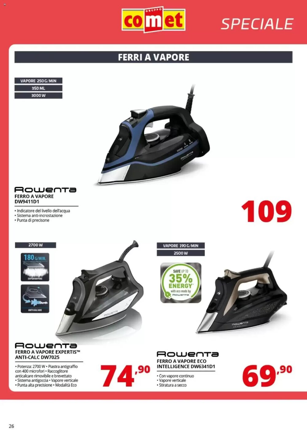 Volantino promozionale Comet  valide dal 23/01/2026 - Pagina 26.