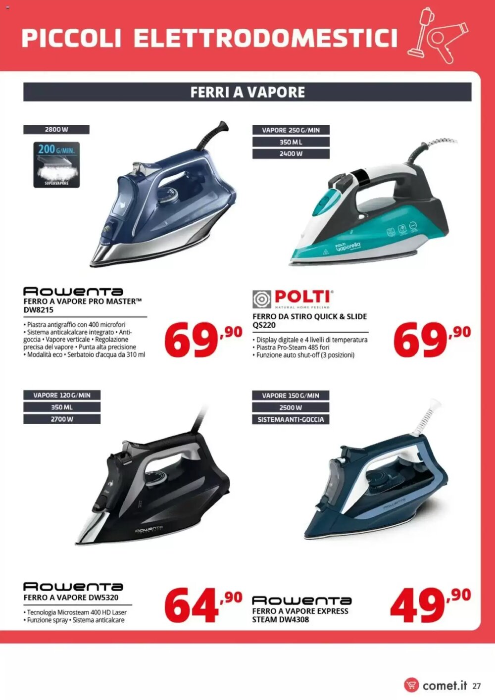 Volantino promozionale Comet  valide dal 23/01/2026 - Pagina 27.