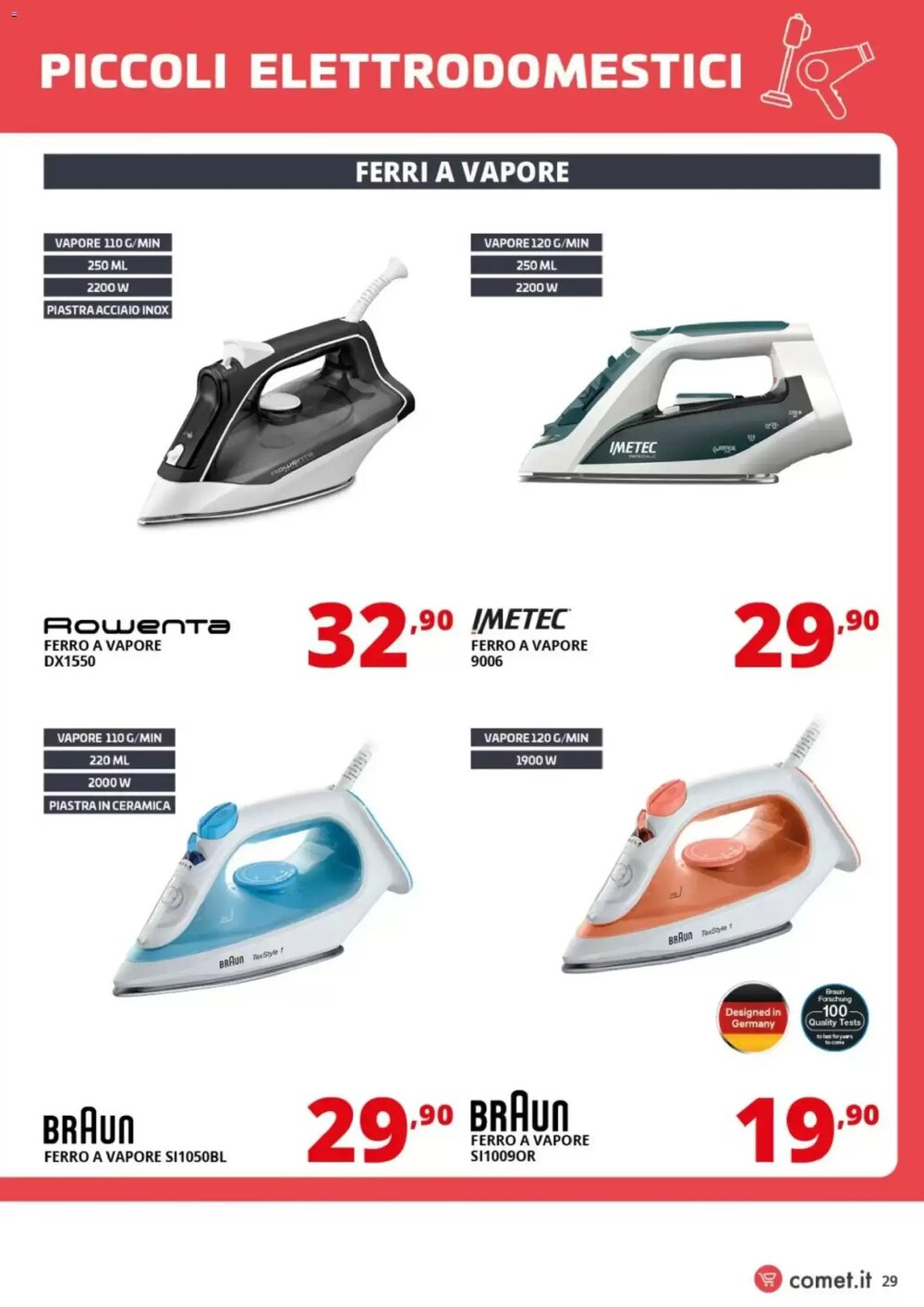 Volantino promozionale Comet  valide dal 23/01/2026 - Pagina 29.