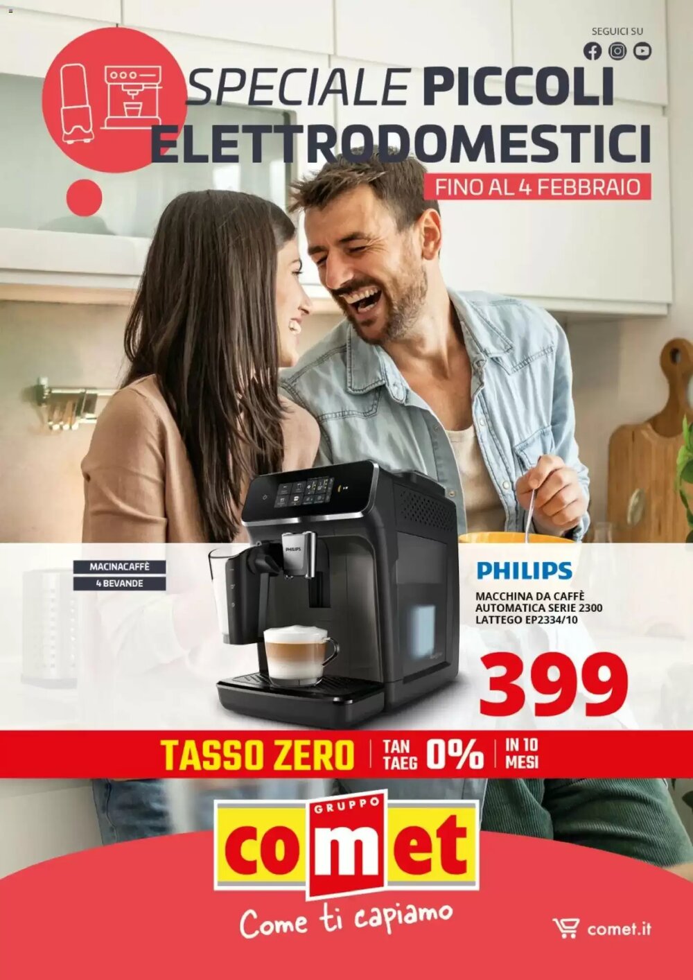 Volantino promozionale Comet  valide dal 23/01/2026 - Pagina 1.
