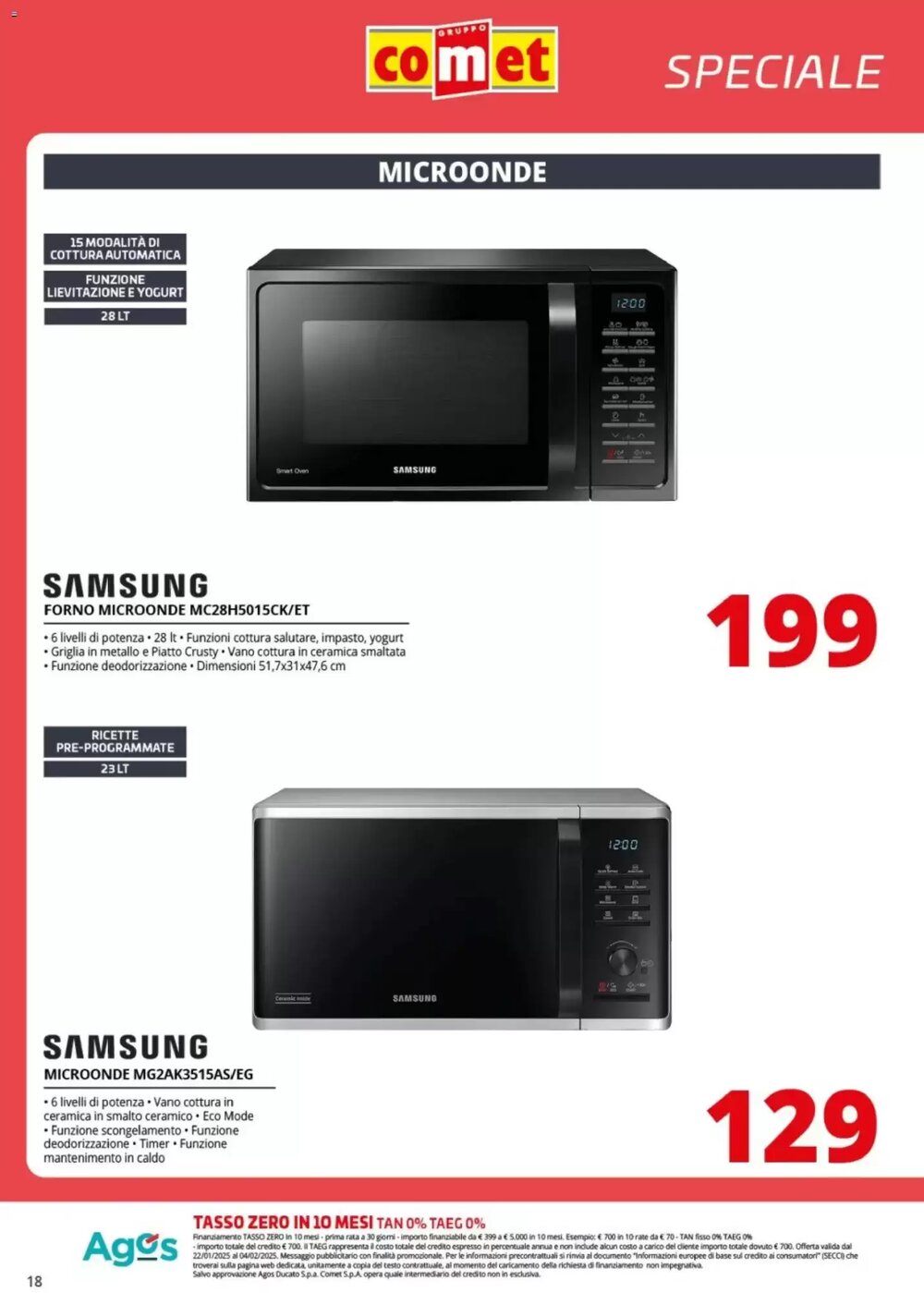 Volantino promozionale Comet  valide dal 23/01/2026 - Pagina 18.