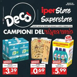 Volantino promozionale Deco Iperstore  valide dal 23/01/2026
