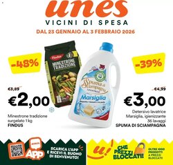 Volantino promozionale Unes  valide dal 23/01/2026