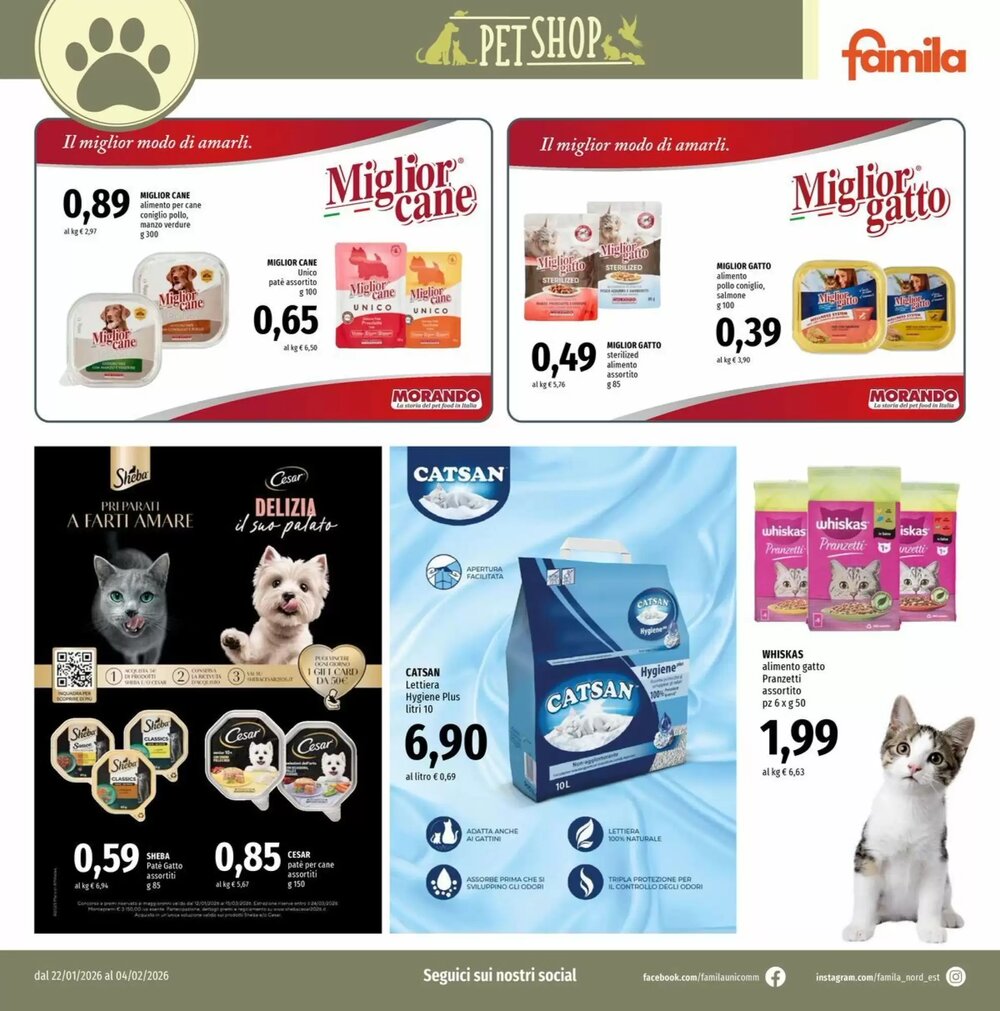 Volantino promozionale Famila Market  valide dal 23/01/2026 - Pagina 18.