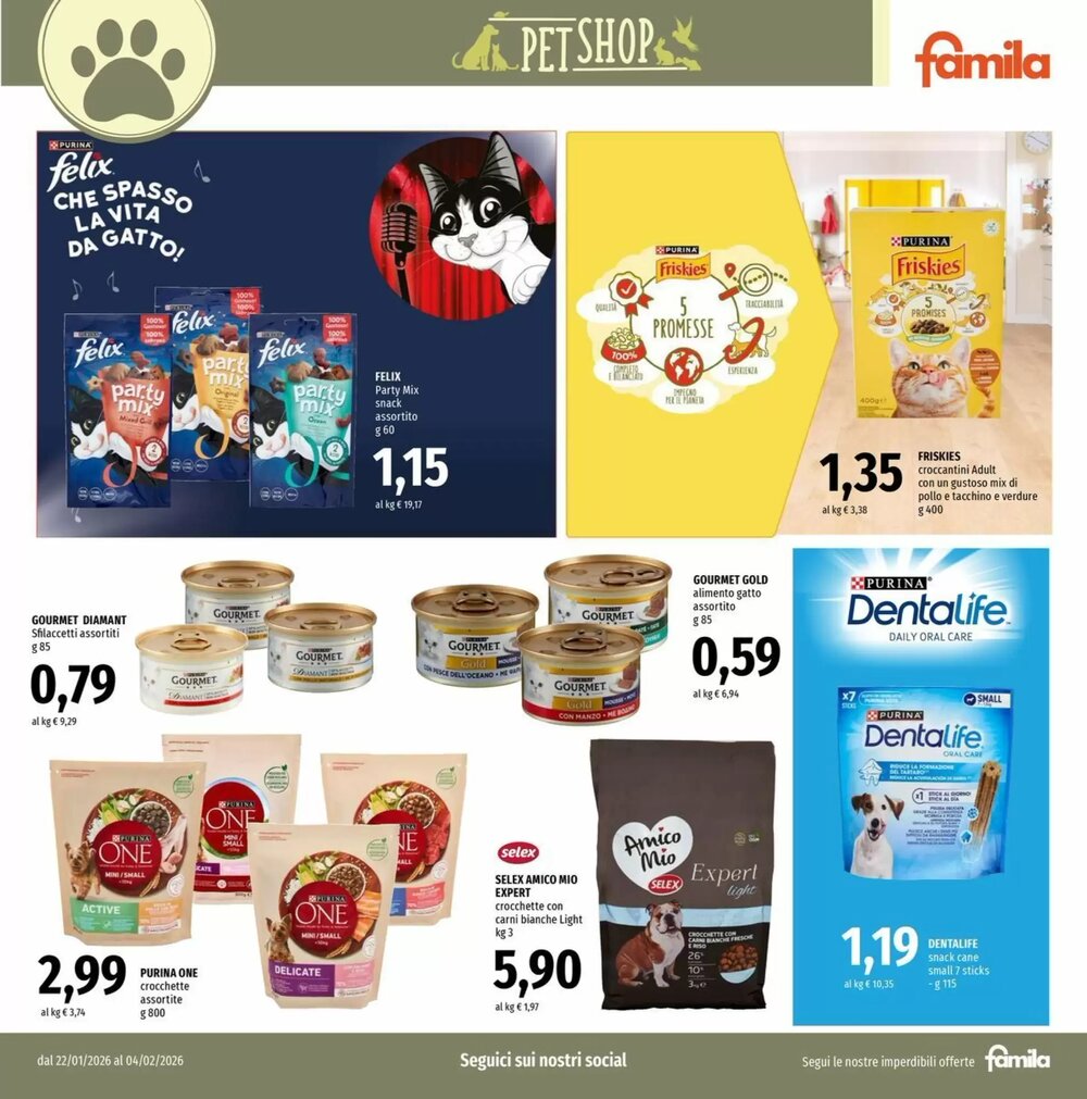 Volantino promozionale Famila Market  valide dal 23/01/2026 - Pagina 19.