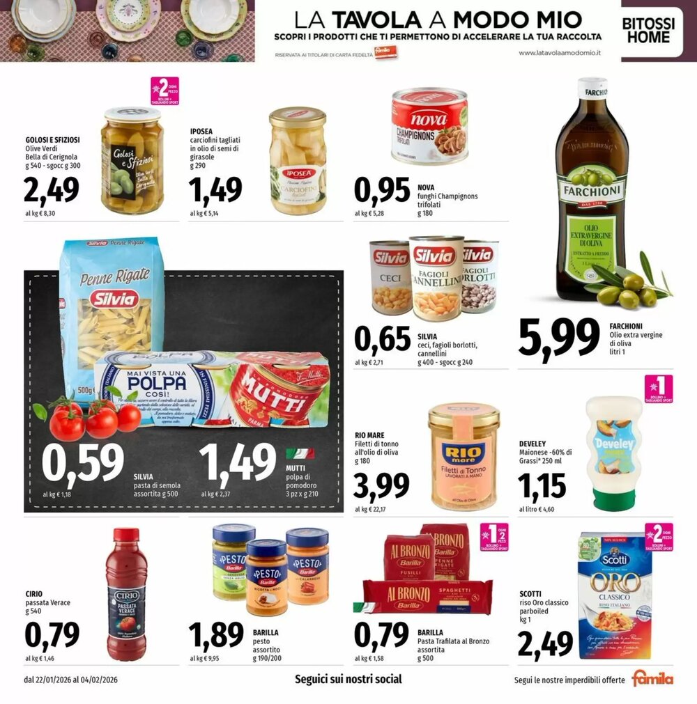 Volantino promozionale Famila Market  valide dal 23/01/2026 - Pagina 9.