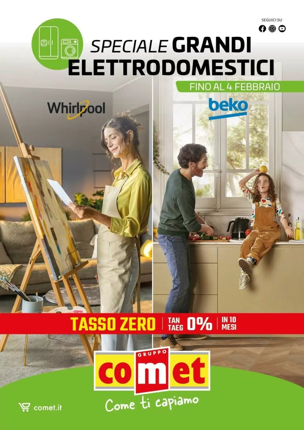 Volantino promozionale Comet  valide dal 23/01/2026 - Pagina 1.