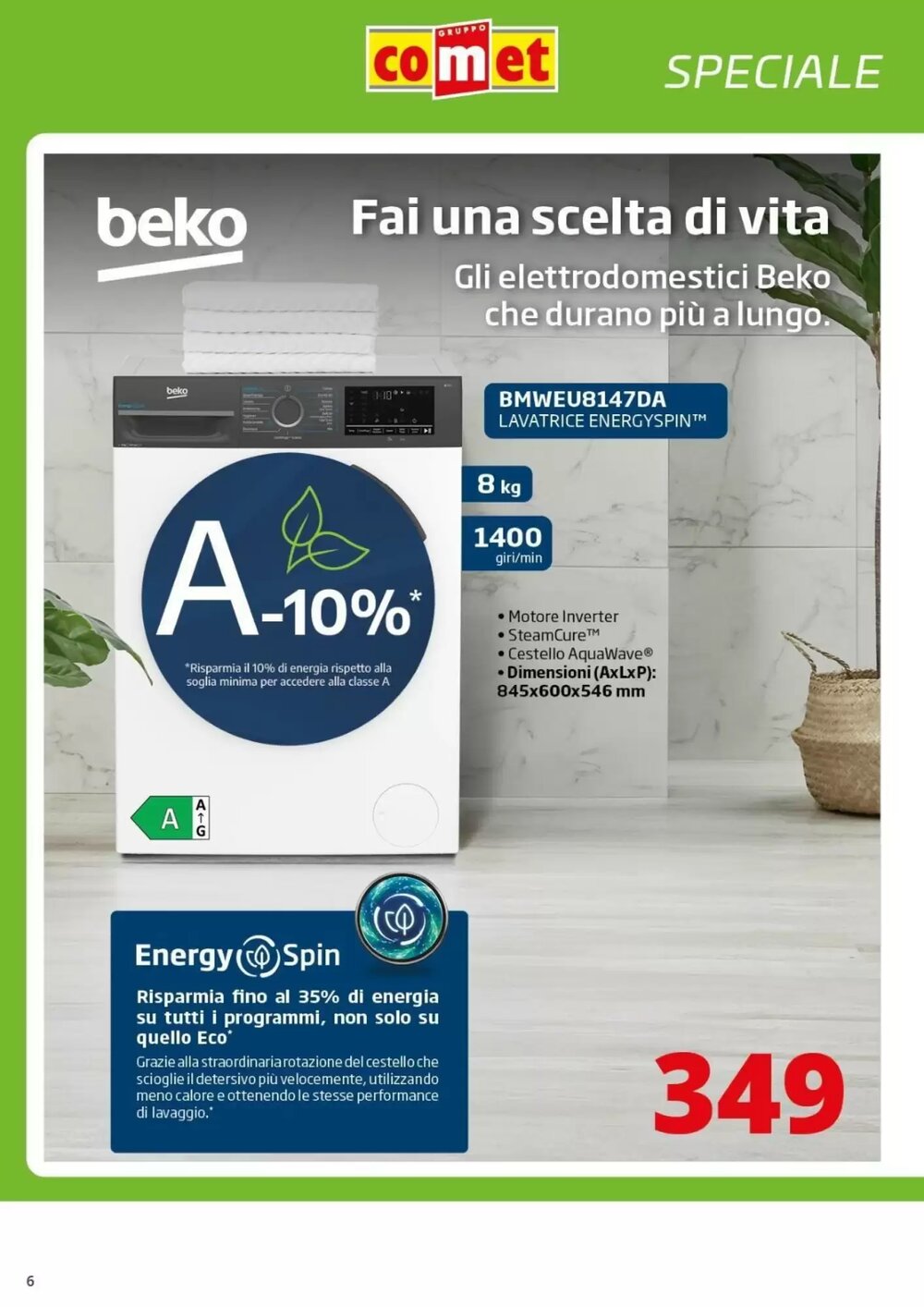 Volantino promozionale Comet  valide dal 23/01/2026 - Pagina 6.