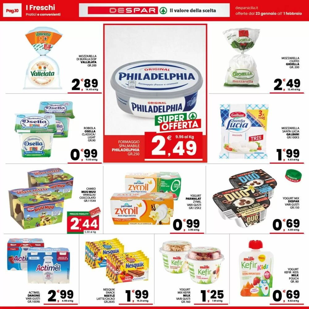 Volantino promozionale Despar  valide dal 23/01/2026 - Pagina 10.