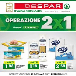 Volantino promozionale Despar  valide dal 23/01/2026