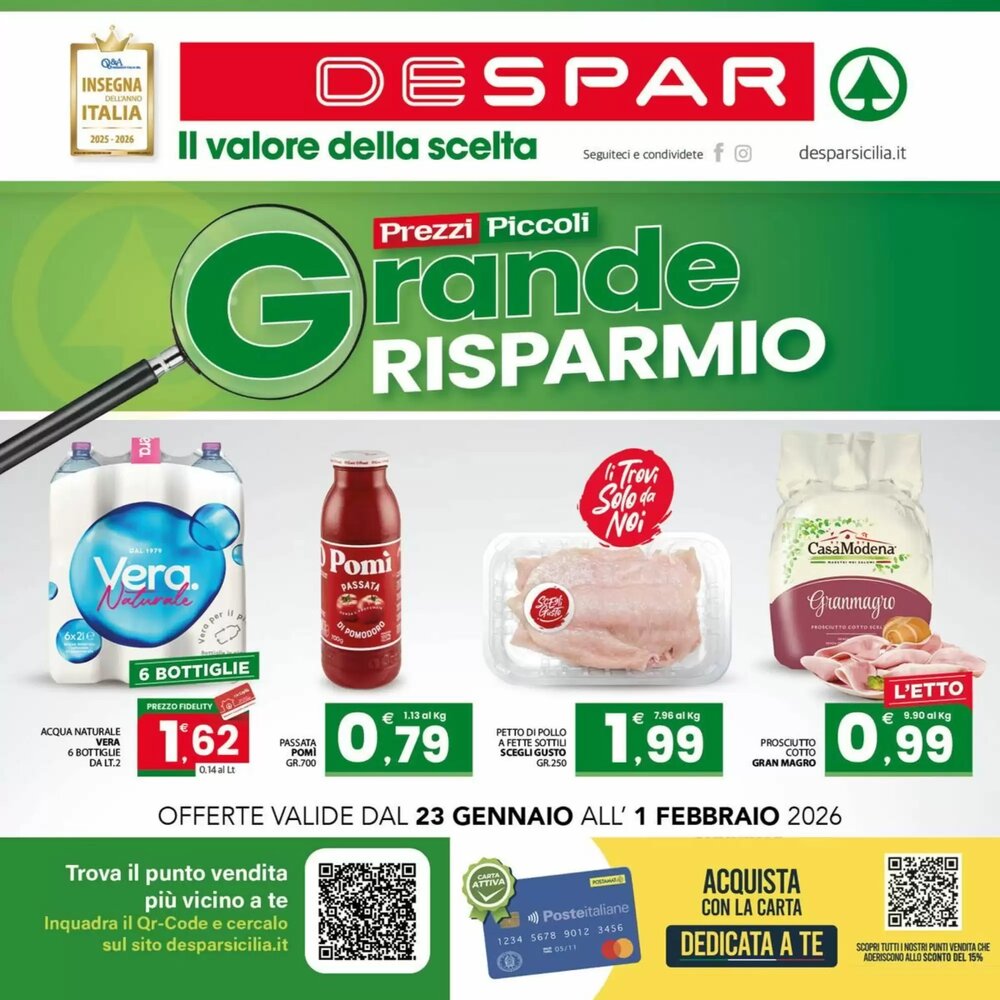 Volantino promozionale Despar  valide dal 23/01/2026 - Pagina 20.