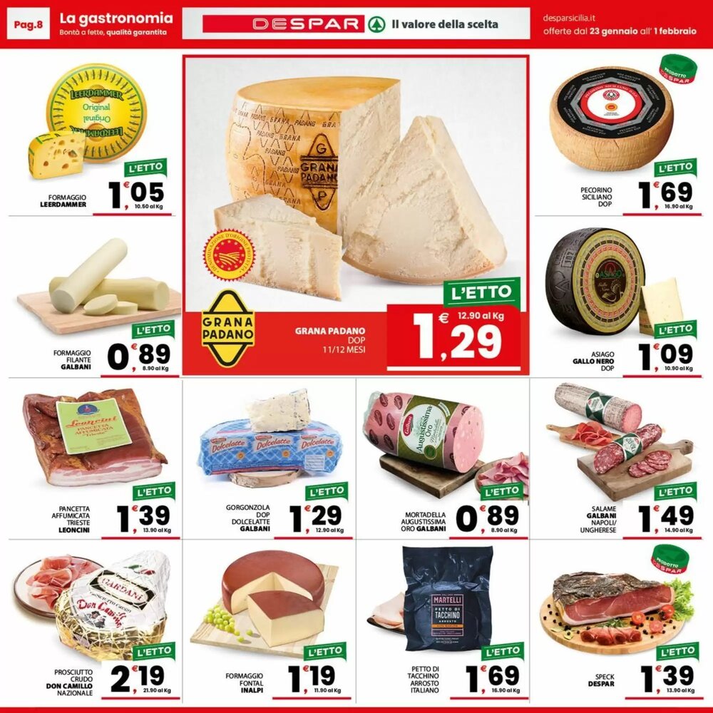 Volantino promozionale Despar  valide dal 23/01/2026 - Pagina 8.