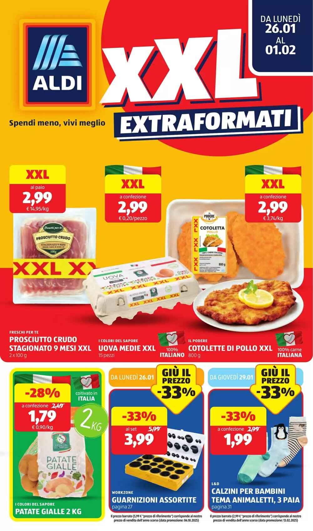 Volantino promozionale ALDI valide dal 26/01/2026 - Pagina 1.