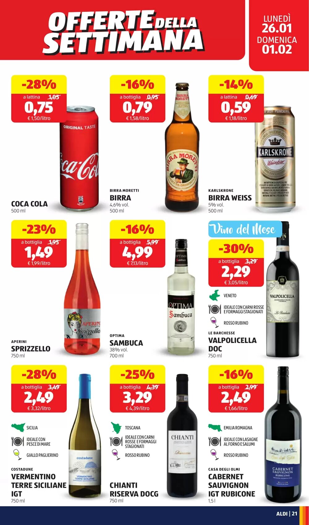 Volantino promozionale ALDI valide dal 26/01/2026 - Pagina 21.