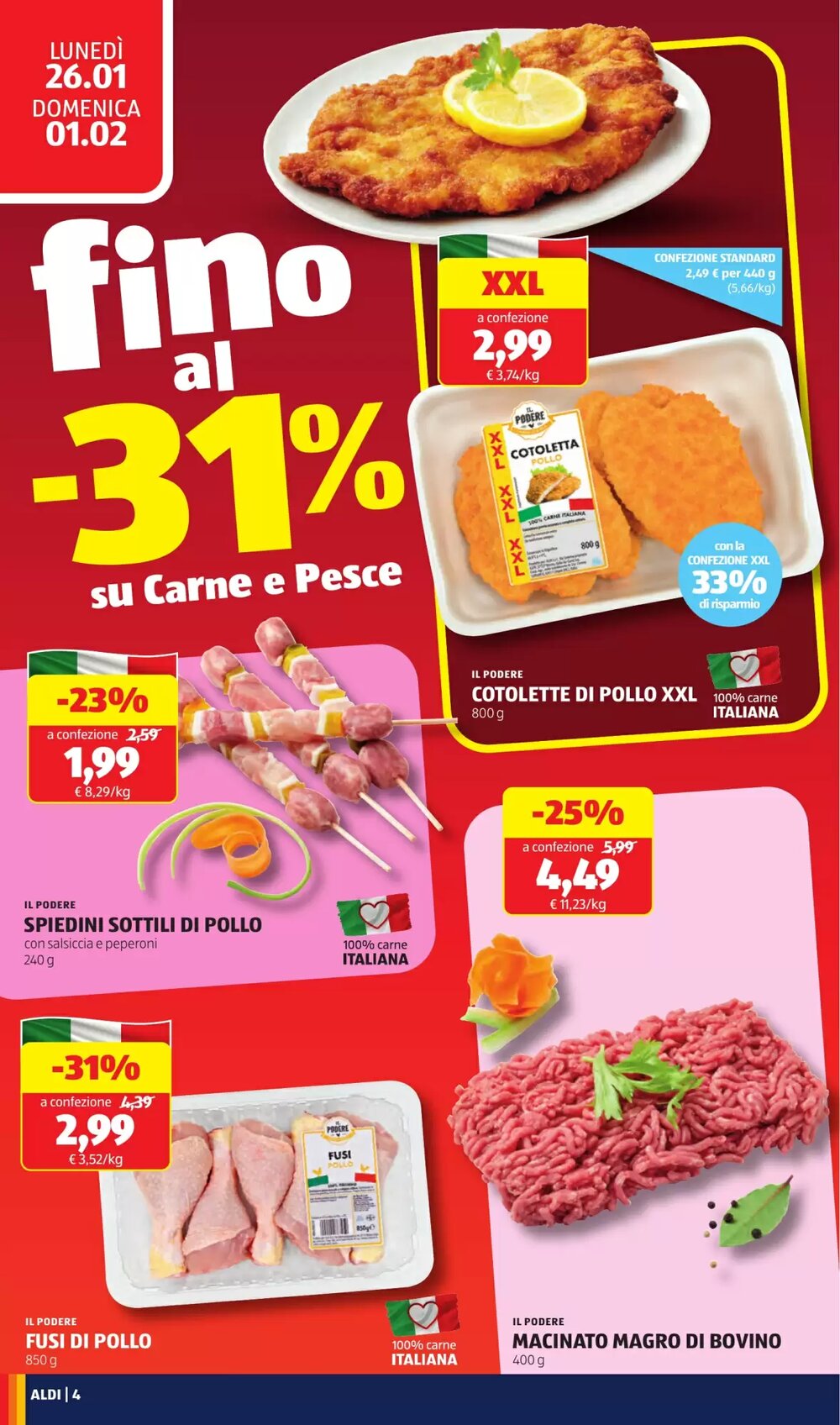 Volantino promozionale ALDI valide dal 26/01/2026 - Pagina 4.