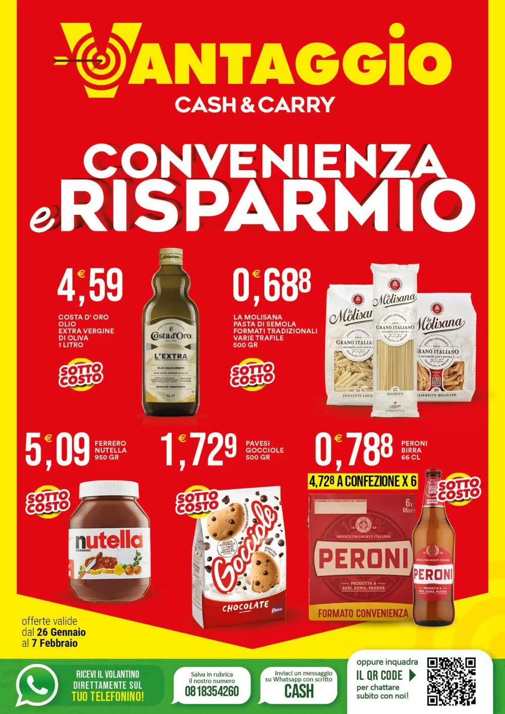 Volantino promozionale Vantaggio Cash&Carry  valide dal 26/01/2026 - Pagina 1.