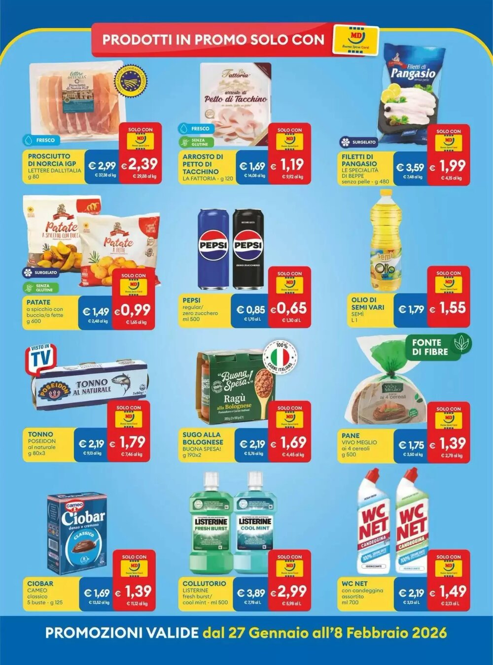 Volantino promozionale MD Discount  valide dal 27/01/2026 - Pagina 10.