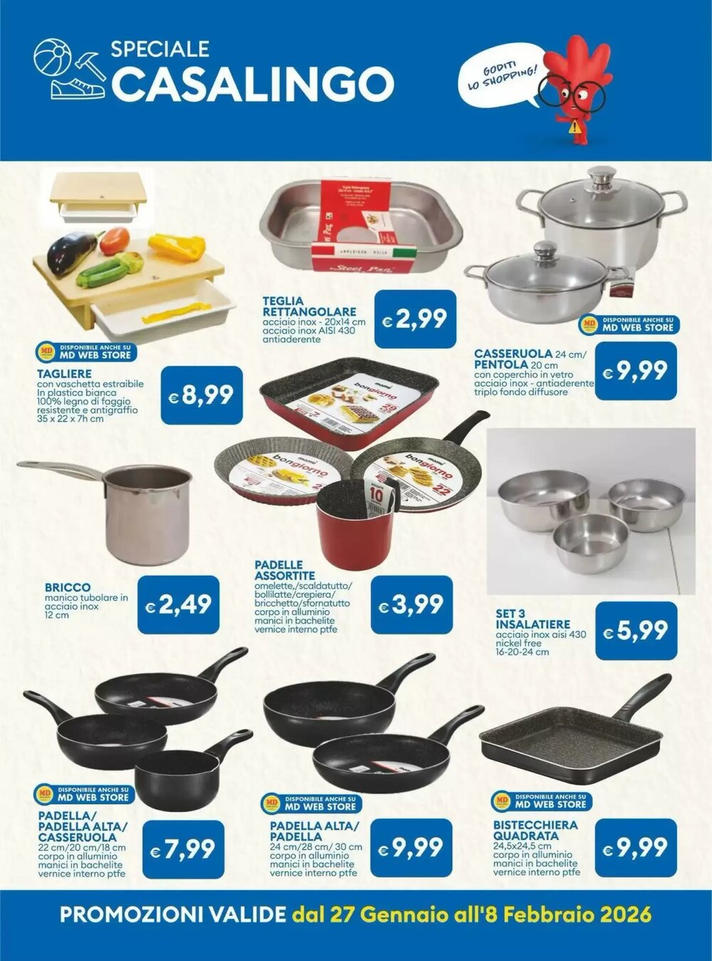 Volantino promozionale MD Discount  valide dal 27/01/2026 - Pagina 22.