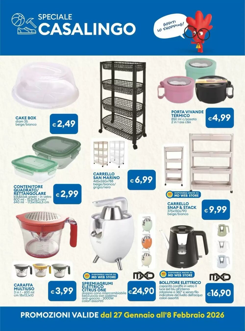 Volantino promozionale MD Discount  valide dal 27/01/2026 - Pagina 23.