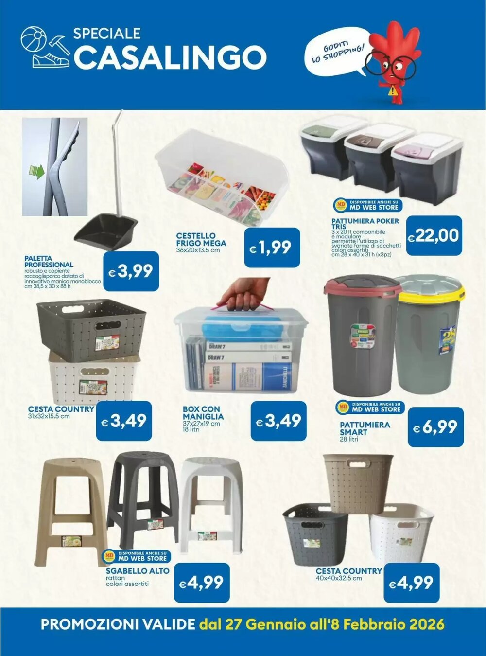 Volantino promozionale MD Discount  valide dal 27/01/2026 - Pagina 24.