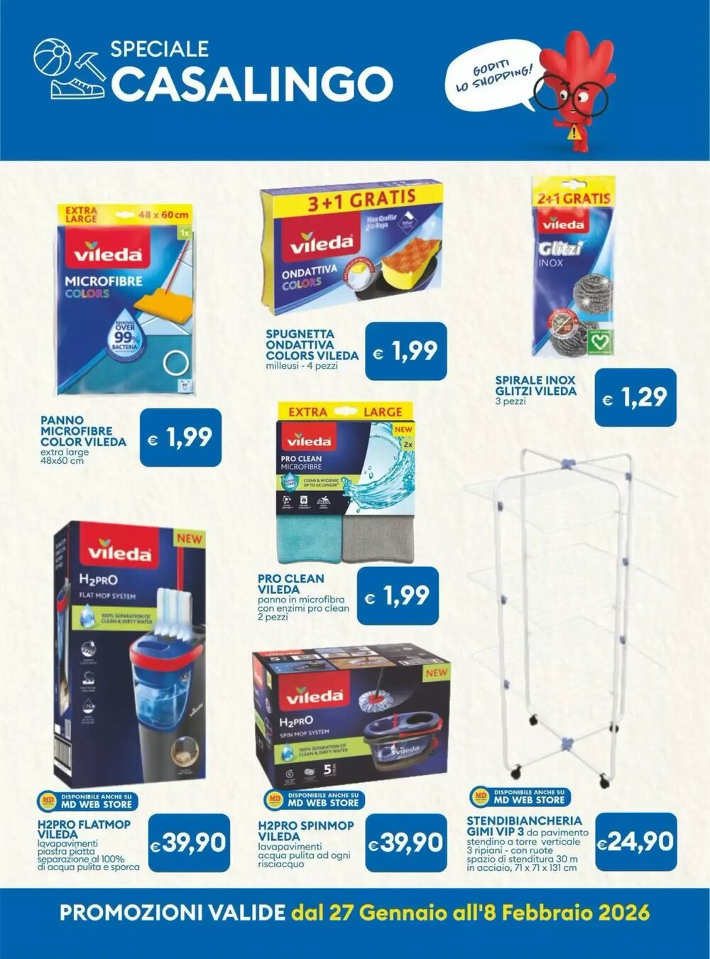 Volantino promozionale MD Discount  valide dal 27/01/2026 - Pagina 25.