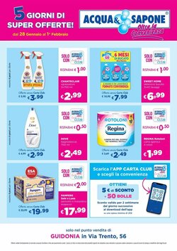 Volantino promozionale Acqua & Sapone valide dal 28/01/2026