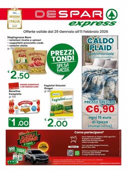 Volantino promozionale Despar valide dal 29/01/2026