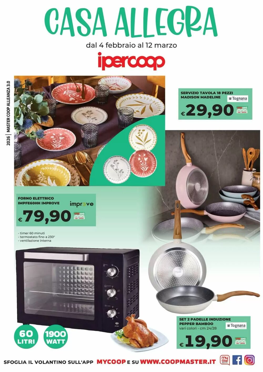 Volantino promozionale Coop Master Alleanza 3.0  valide dal 04/02/2026 - Pagina 1.
