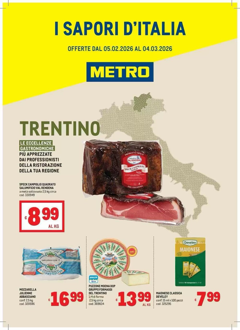 Volantino promozionale Metro  valide dal 05/02/2026 - Pagina 1.