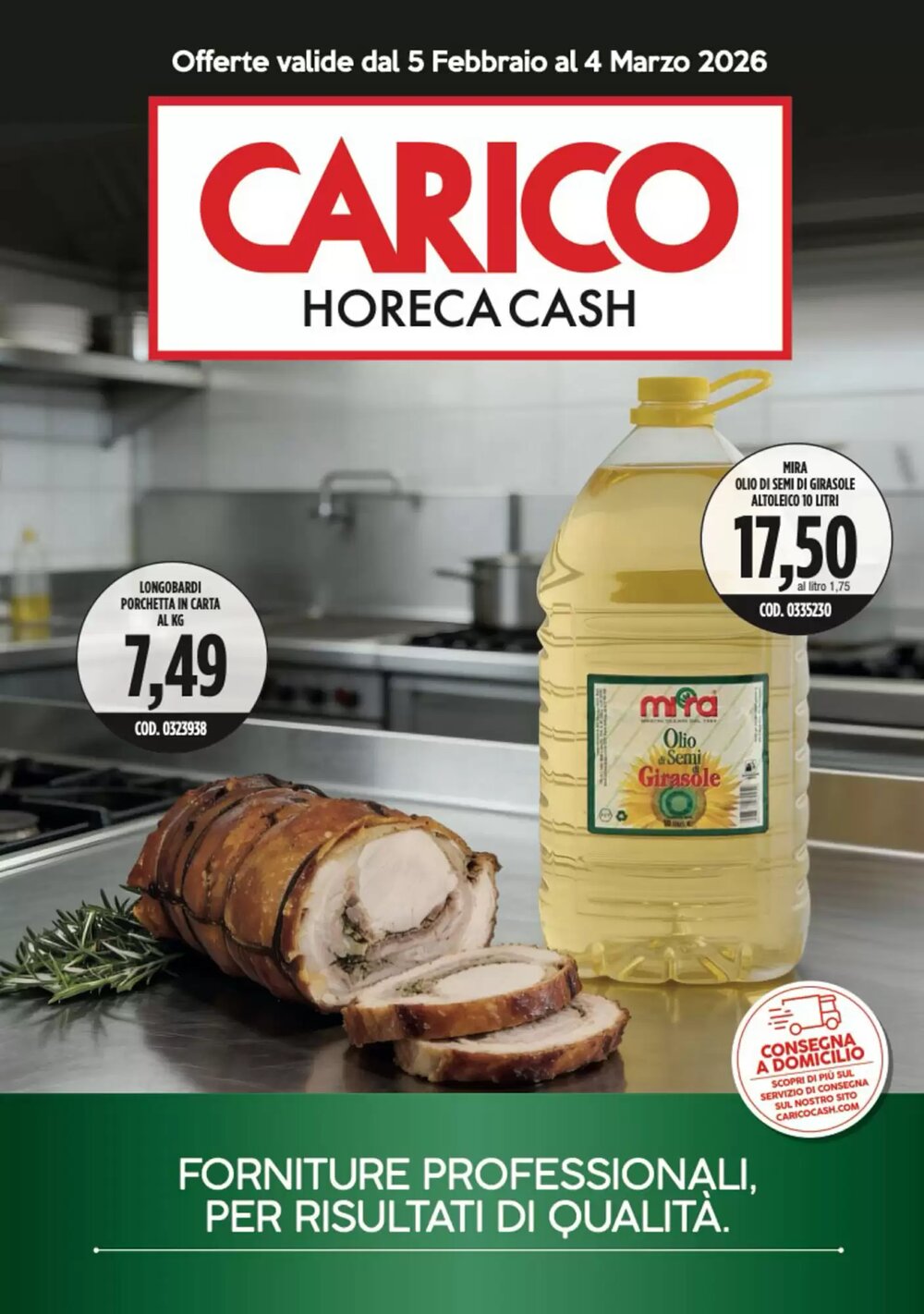 Volantino promozionale Carico Cash & Carry  valide dal 05/02/2026 - Pagina 1.