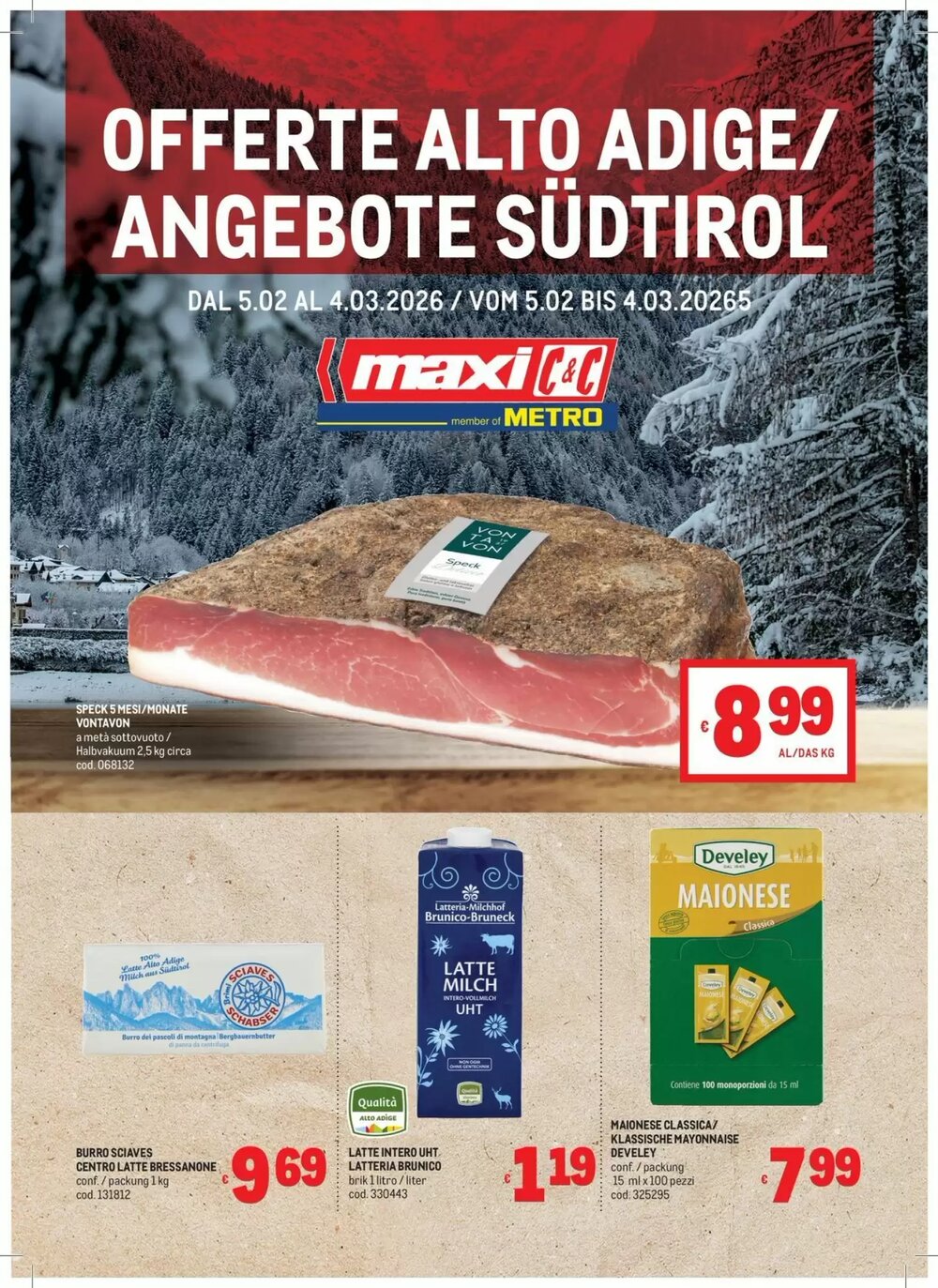 Volantino promozionale Metro  valide dal 05/02/2026 - Pagina 1.