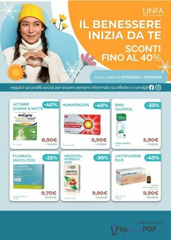 Volantino promozionale Linfa Farmacie  valide dal 05/02/2026