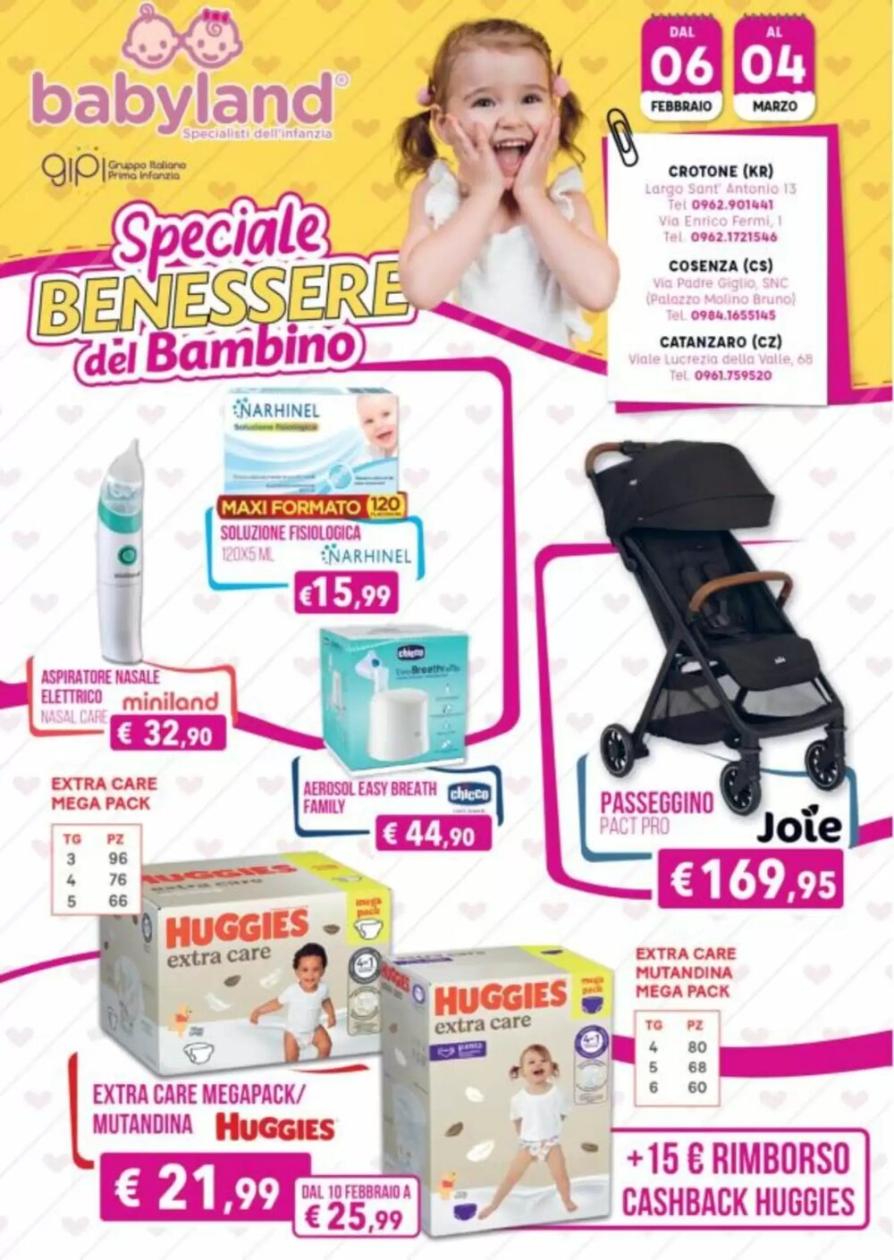 Volantino promozionale Babyland  valide dal 06/02/2026 - Pagina 1.