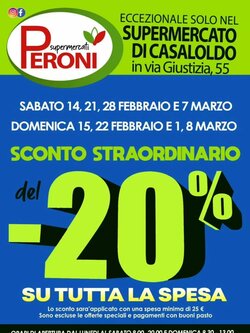 Volantino promozionale Peroni Supermercati  valide dal 06/02/2026