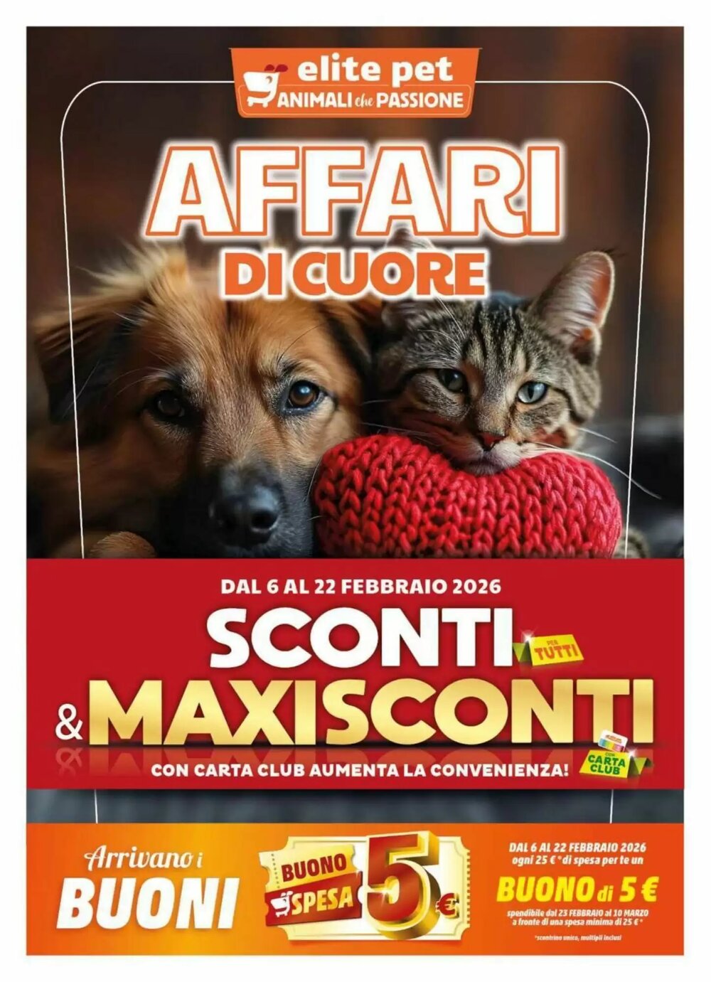 Volantino promozionale Elite Pet  valide dal 06/02/2026 - Pagina 1.