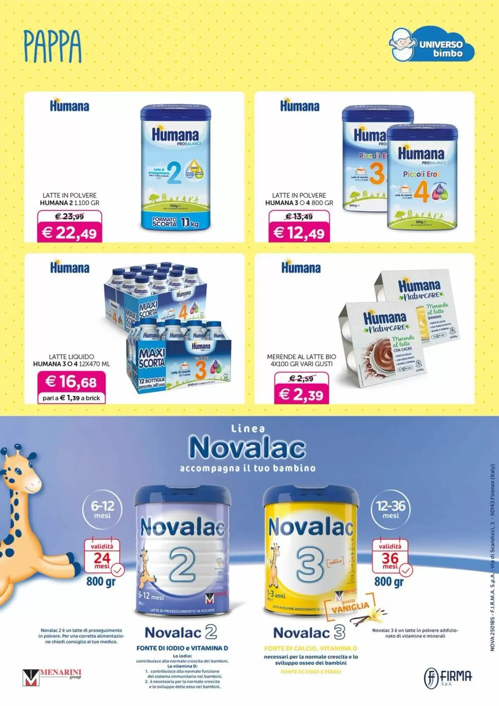 Volantino promozionale Universo Bimbo  valide dal 06/02/2026 - Pagina 18.