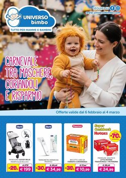 Volantino promozionale Universo Bimbo  valide dal 06/02/2026