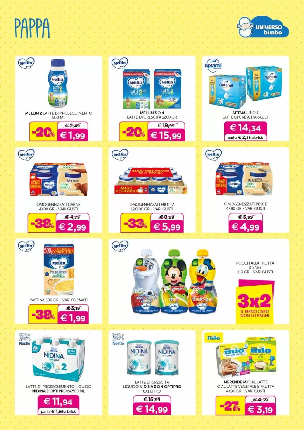 Volantino promozionale Universo Bimbo  valide dal 06/02/2026 - Pagina 21.