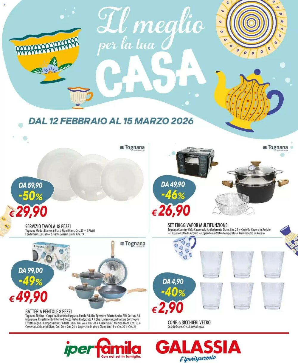 Volantino promozionale Galassia  valide dal 12/02/2026 - Pagina 1.