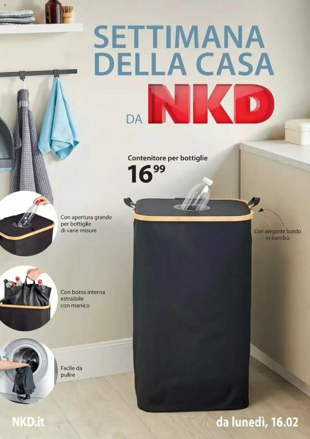 Volantino promozionale NKD  valide dal 16/02/2026 - Pagina 1.