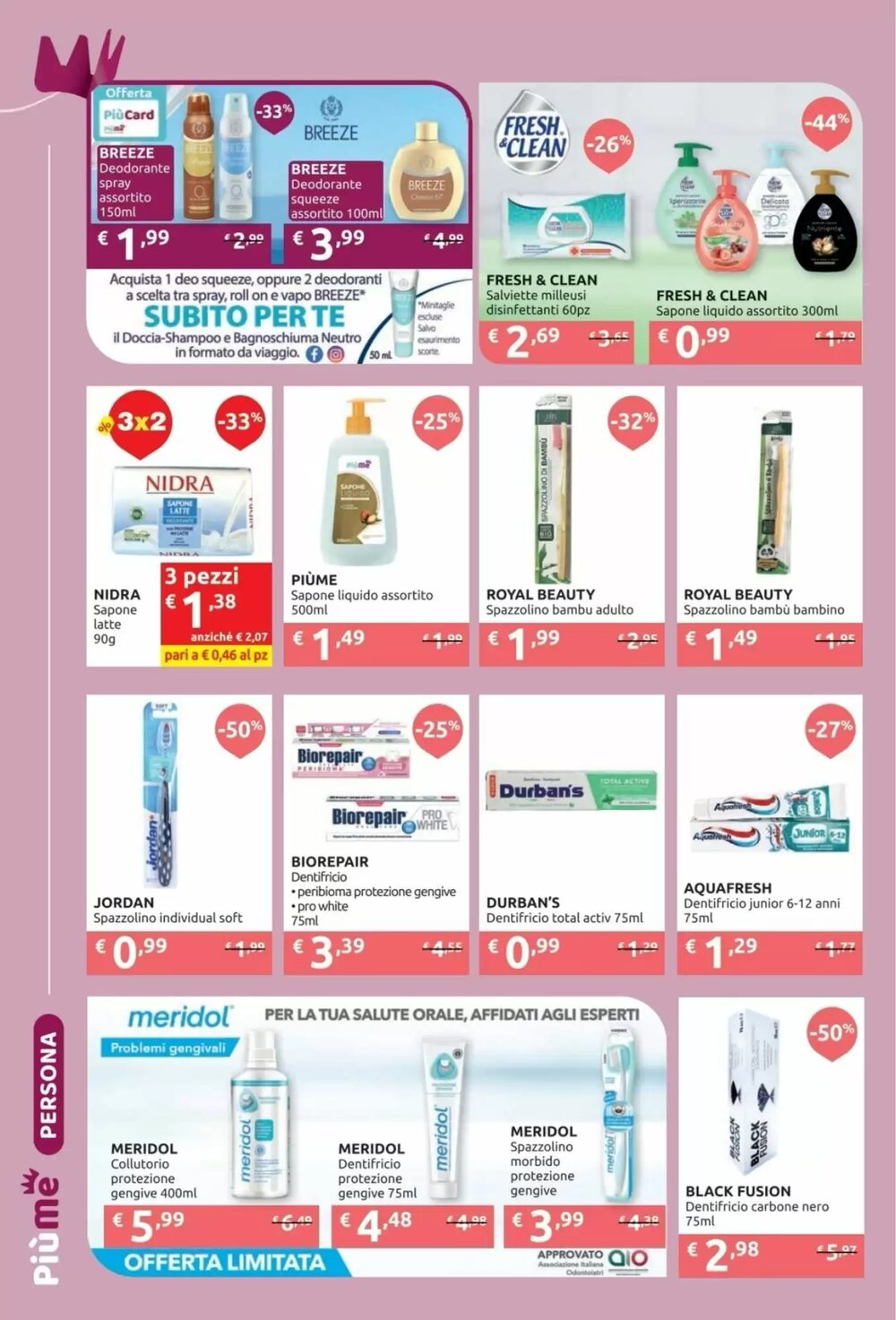 Volantino promozionale PiùMe  valide dal 16/02/2026 - Pagina 16.