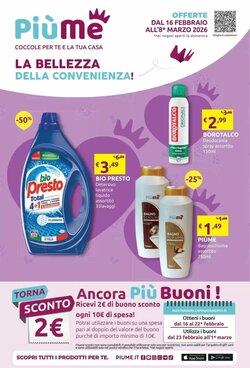 Volantino promozionale PiùMe  valide dal 16/02/2026