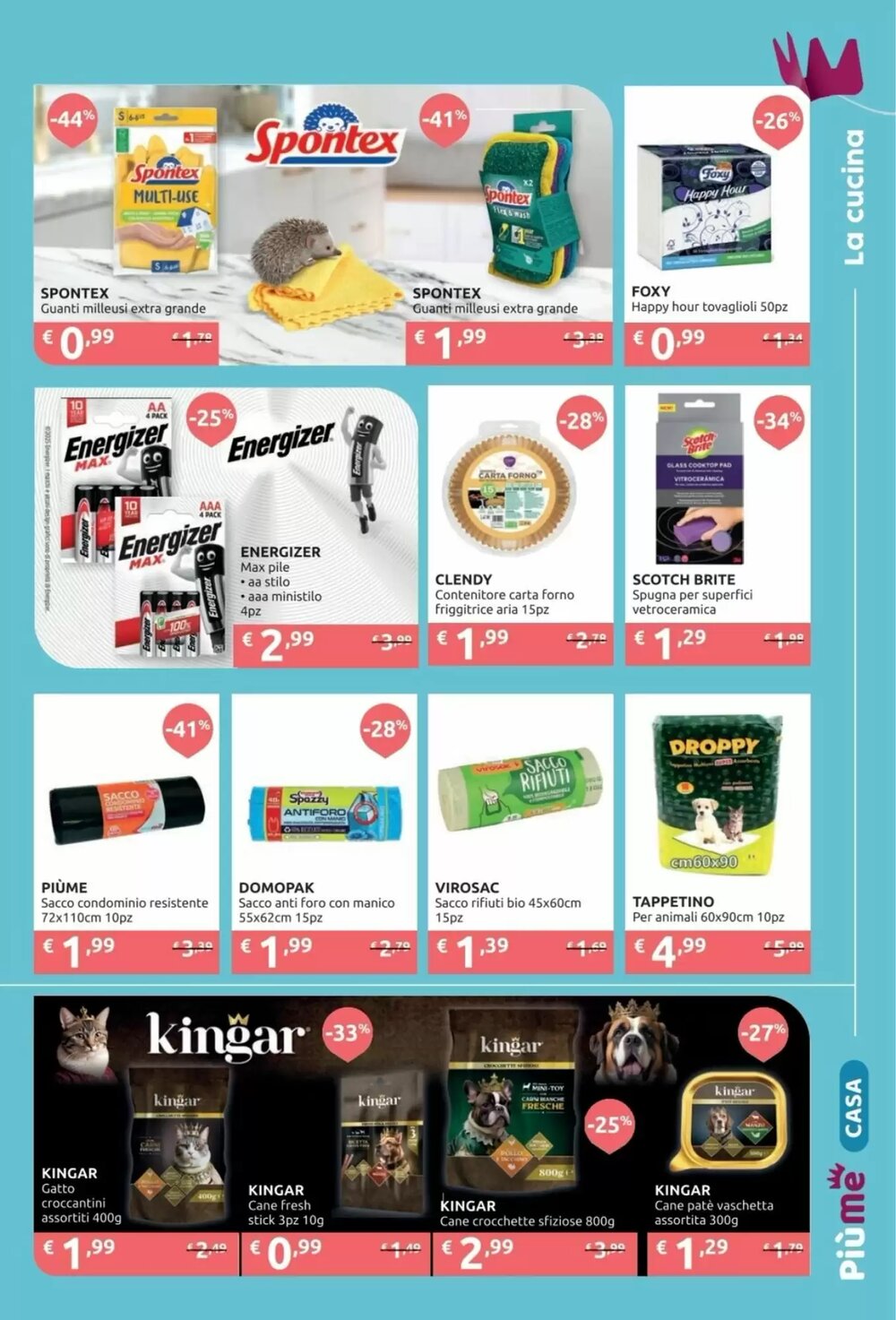 Volantino promozionale PiùMe  valide dal 16/02/2026 - Pagina 9.